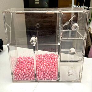 Acrylic Dust-Proof Makeup Brush Holder